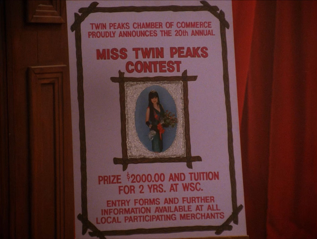 All in the Details - Miss Twin Peaks Contest Poster