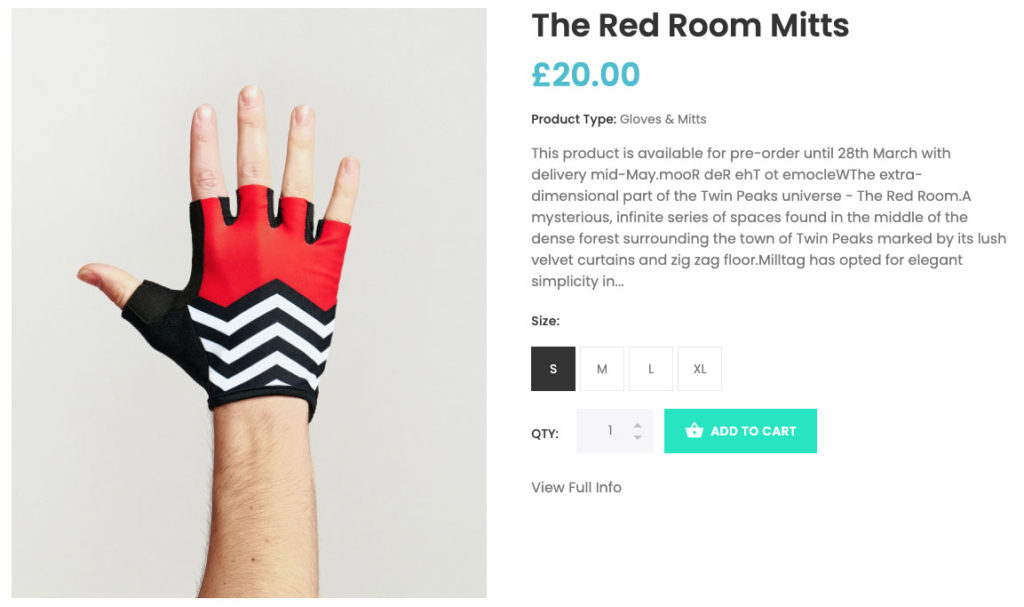 Milltag - The Red Room Mitts