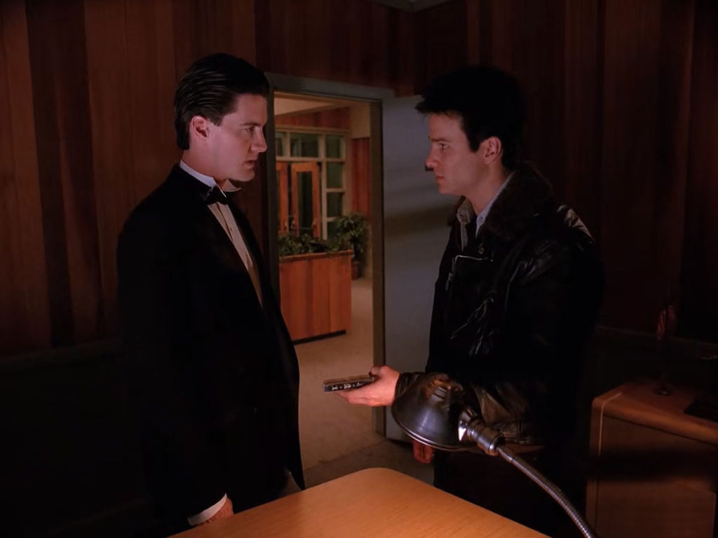 Agent Dale Cooper and James Hurley