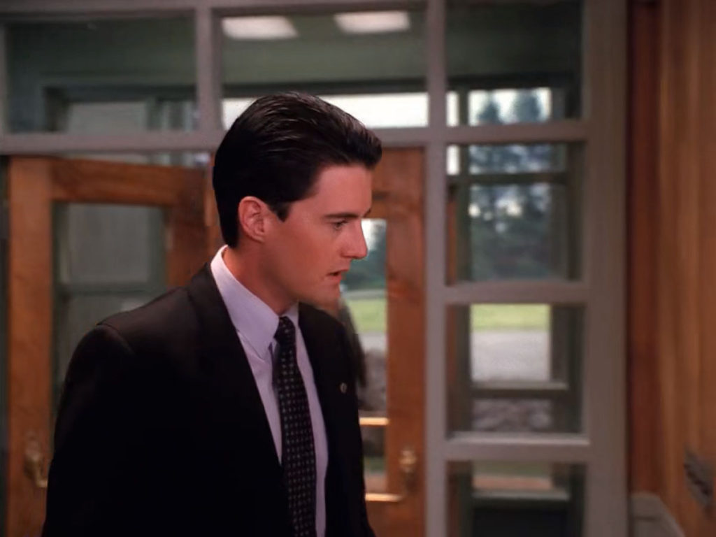 Special Agent Dale Cooper at the Twin Peaks Sheriff's Department