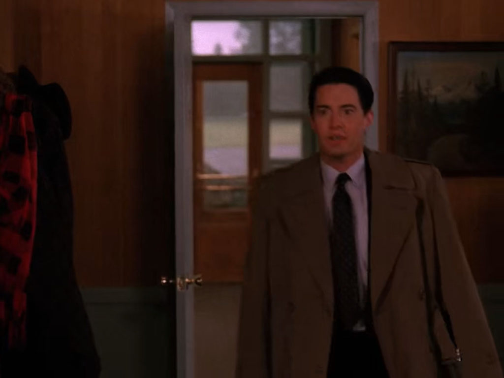Dale Cooper at the Twin Peaks Sheriff's Department