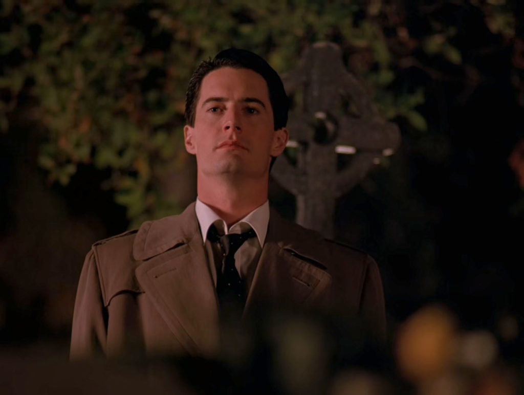 Special Agent Dale Cooper at Black Lake Cemetery