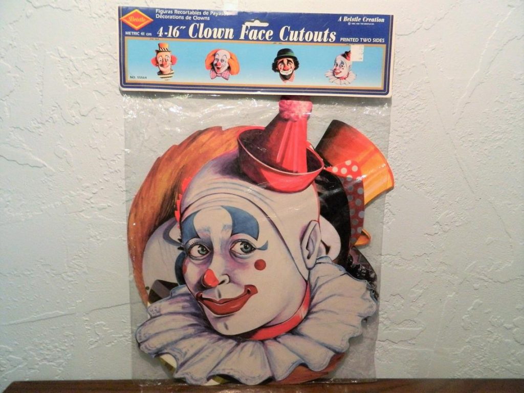 Etsy Clown Face by Beistle Company
