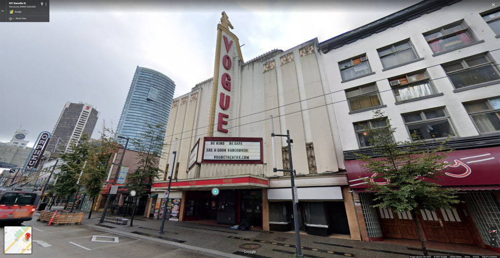 Google Maps - Vogue Theater