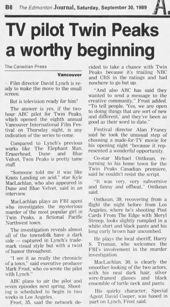 Edmonton Journal - September 30, 1989